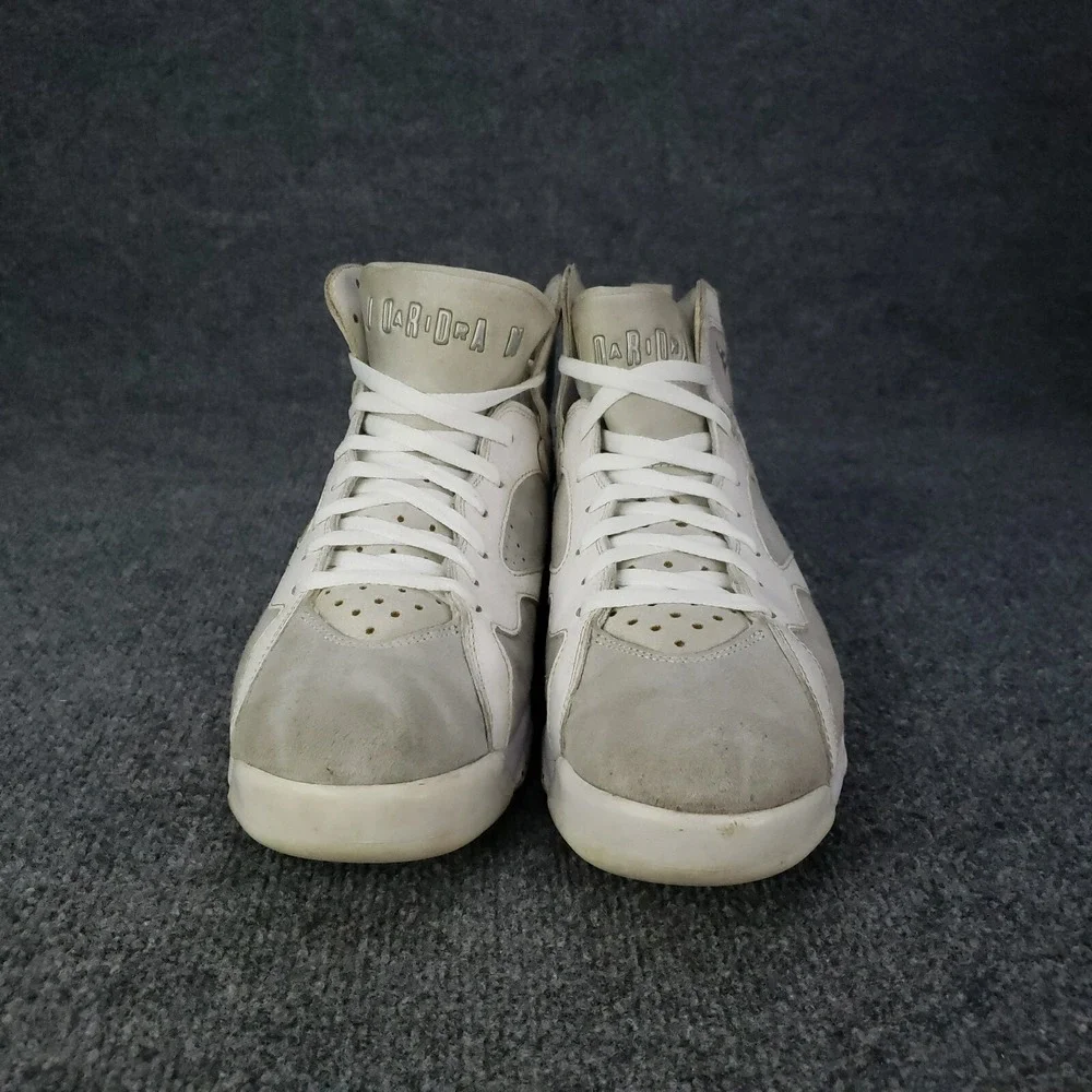 Jordan 7 Retro Pure Platinum Shoes Mens Size 12 White‎ Gray Trainers Sneakers